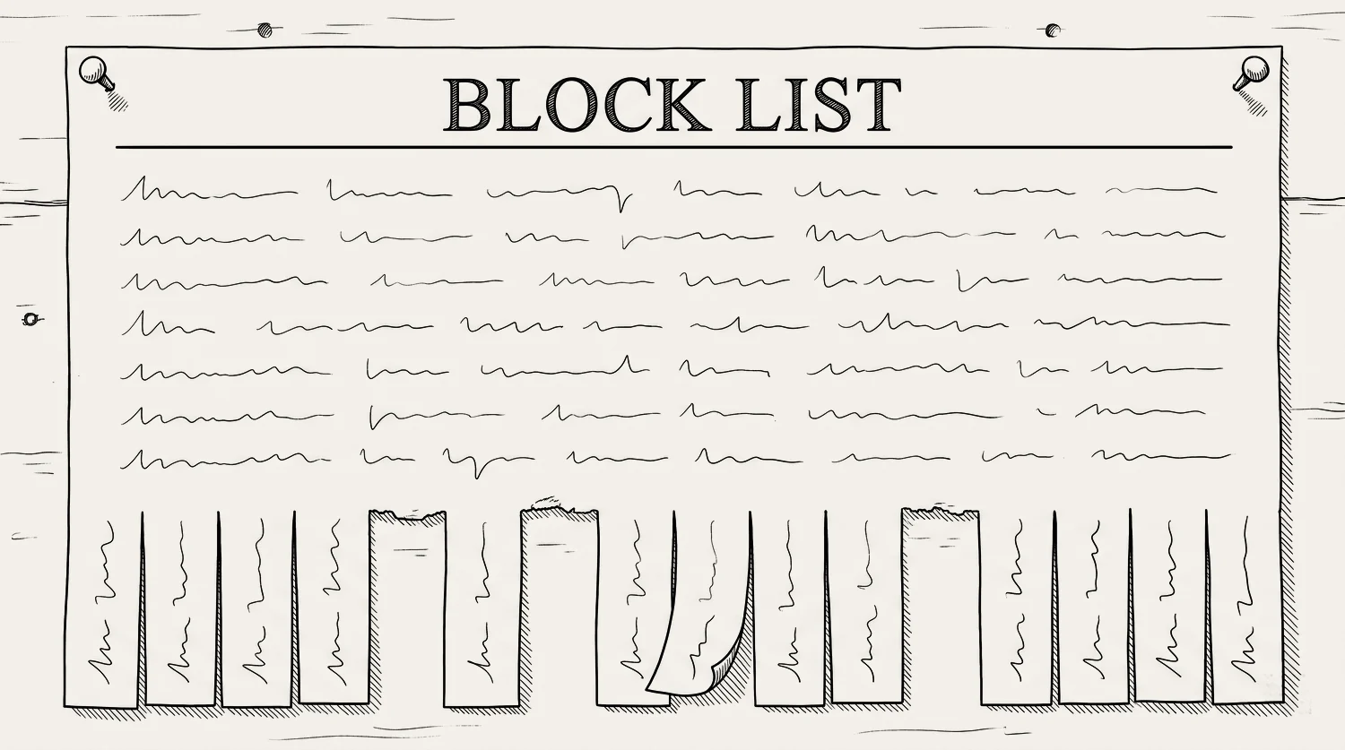 Negative keywords: the home-services master list